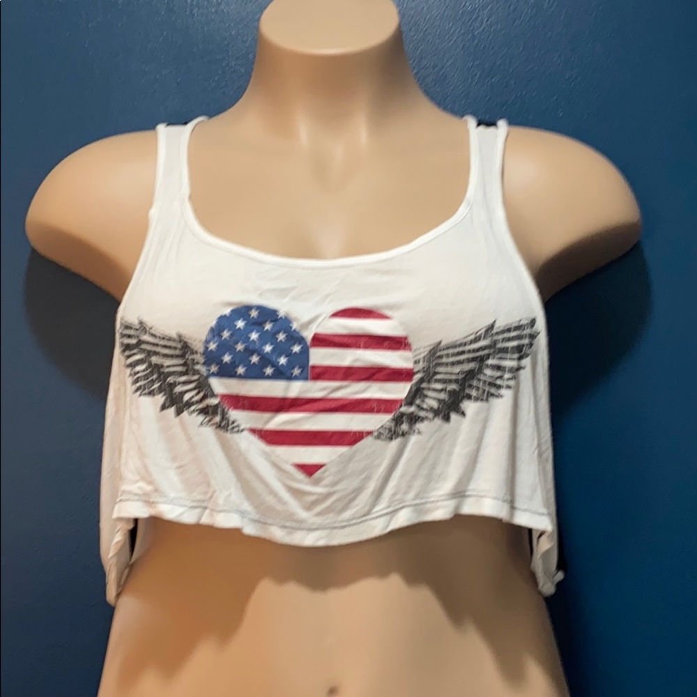 Americana crop top